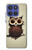 S0360 Coffee Owl Case For Motorola Moto G Stylus 5G (2025,2026), Edge 60 Stylus