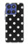 S2299 Black Polka Dots Case For Motorola Moto G Stylus 5G (2025,2026), Edge 60 Stylus