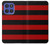 S2638 Black and Red Striped Case For Motorola Moto G Stylus 5G (2025,2026), Edge 60 Stylus