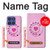 S2847 Pink Retro Rotary Phone Case For Motorola Moto G Stylus 5G (2025), Edge 60 Stylus