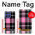S3091 Pink Plaid Pattern Case For Motorola Moto G Stylus 5G (2025), Edge 60 Stylus