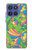 S3273 Flower Line Art Pattern Case For Motorola Moto G Stylus 5G (2025,2026), Edge 60 Stylus