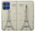 S3474 Eiffel Architectural Drawing Case For Motorola Moto G Stylus 5G (2025,2026), Edge 60 Stylus