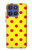 S3526 Red Spot Polka Dot Case For Motorola Moto G Stylus 5G (2025,2026), Edge 60 Stylus
