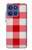 S3535 Red Gingham Case For Motorola Moto G Stylus 5G (2025), Edge 60 Stylus