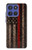 S3804 Fire Fighter Metal Red Line Flag Graphic Case For Motorola Moto G Stylus 5G (2025,2026), Edge 60 Stylus