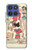 S3820 Vintage Cowgirl Fashion Paper Doll Case For Motorola Moto G Stylus 5G (2025,2026), Edge 60 Stylus