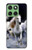 S0246 White Horse Case For Motorola Edge 60