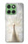 S1980 White Peacock Case For Motorola Edge 60