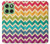 S2362 Rainbow Colorful Shavron Zig Zag Pattern Case For Motorola Edge 60
