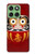 S3023 Japan Good Luck Daruma Doll Case For Motorola Edge 60