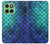 S3047 Green Mermaid Fish Scale Case For Motorola Edge 60