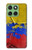 S3306 Colombia Flag Vintage Football Graphic Case For Motorola Edge 60