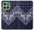 S3357 Navy Blue Bandana Pattern Case For Motorola Edge 60