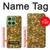 S3388 Gold Glitter Graphic Print Case For Motorola Edge 60