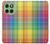 S3942 LGBTQ Rainbow Plaid Tartan Case For Motorola Edge 60