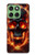 S3986 Fire Skull Case For Motorola Edge 60