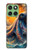 S4003 Oil Color Painting Giant Octopus Case For Motorola Edge 60