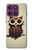S0360 Coffee Owl Case For Motorola Edge 60 Pro