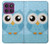 S3029 Cute Blue Owl Case For Motorola Edge 60 Pro