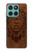 S2529 Leo Zodiac Tattoo Brown Graphic Print Case For Motorola Edge 60 Fusion