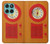 S2780 Vintage Orange Bakelite Radio Case For Motorola Edge 60 Fusion