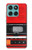 S3204 Red Cassette Recorder Graphic Case For Motorola Edge 60 Fusion