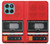 S3204 Red Cassette Recorder Graphic Case For Motorola Edge 60 Fusion