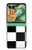 S2492 Black and White Check Case For Motorola Razr 60, Razr 2025