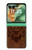 S2529 Leo Zodiac Tattoo Brown Graphic Print Case For Motorola Razr 70+,60+, Razr+ (2026, 2025, 2024)