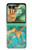 S2906 Aqua Turquoise Stone Case For Motorola Razr 70+,60+, Razr+ (2026, 2025, 2024)