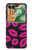 S2933 Pink Lips Kisses on Black Case For Motorola Razr 60, Razr 2025