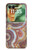 S3034 Colored Marble Texture Printed Case For Motorola Razr 60, Razr 2025
