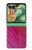 S3201 Pink Peacock Feather Case For Motorola Razr 70+,60+, Razr+ (2026, 2025, 2024)