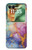 S4001 Multicolored Abstract Lilac Emerald Case For Motorola Razr 60, Razr 2025