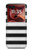 S1596 Black and White Striped Case For Motorola Razr 70 Ultra, 60 Ultra, 50 Ultra, Ultra 2026, Ultra 2025