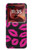 S2933 Pink Lips Kisses on Black Case For Motorola Razr 70 Ultra, 60 Ultra, 50 Ultra, Ultra 2026, Ultra 2025