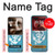 S3053 Marine Anchor Blue Case For Motorola Razr 60 Ultra, Razr Ultra 2025