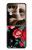 S3112 Rose Floral Pattern Black Case For Motorola Razr 70 Ultra, 60 Ultra, 50 Ultra, Ultra 2026, Ultra 2025
