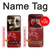 S3817 Red Floral Cherry blossom Pattern Case For Motorola Razr 70 Ultra, 60 Ultra, 50 Ultra, Ultra 2026, Ultra 2025