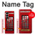 S0058 British Red Telephone Box Case For Samsung Galaxy Z Fold 7