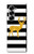S2794 Black and White Striped Deer Gold Sparkles Case For Samsung Galaxy Z Fold 7
