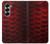 S2879 Red Arowana Fish Scale Case For Samsung Galaxy Z Fold 7