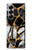 S3419 Gold Marble Graphic Print Case For Samsung Galaxy Z Fold 7