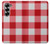 S3535 Red Gingham Case For Samsung Galaxy Z Fold 7