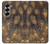 S3691 Gold Peacock Feather Case For Samsung Galaxy Z Fold 7