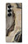 S3700 Marble Gold Graphic Printed Case For Samsung Galaxy Z Fold 7