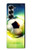S3844 Glowing Football Soccer Ball Case For Samsung Galaxy Z Fold 7