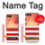 S2364 Red and White Striped Case For Samsung Galaxy Z Flip 7