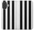 S2297 Black and White Vertical Stripes Case For iPhone 17